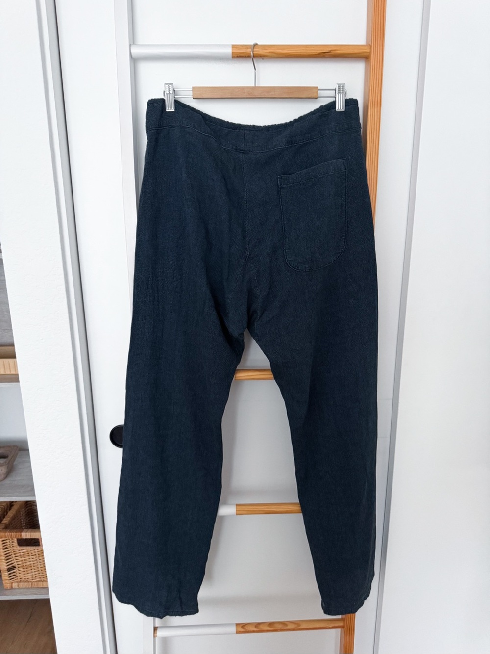 Imogene + Willie Fethiye Pant Faded Blue Drawstring Lounge Pants M Unisex - Picture 4 of 16